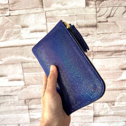 オーロラナイトスカイ』軽くてコンパクト☆L字ファスナー長財布『coron