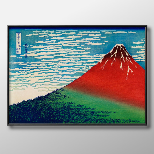 油絵 ミニ長方形 絵画 【赤富士】 絵画 HR 通販 13342226 油絵 ミニ長方形 絵画 【赤富士】 絵画 HR 通販 13342226
