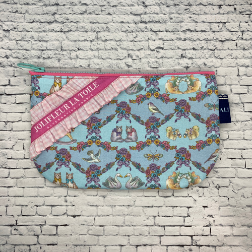 フリルがま口ポーチ ☆ ジョリーフルール