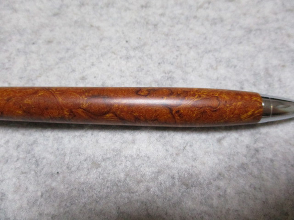 デザートアイアンウッド　極上バール　キヌカオイル仕上げ　木軸ボールペン(シャープペンシル)　希少材　 8枚目の画像