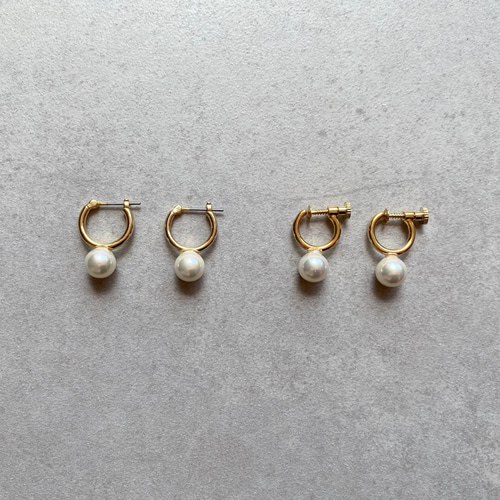 赤珊瑚 レッドコーラルのフープピアス/イヤリング レッドピアス ピアス（フープ） Ｒ 通販｜Creema(クリーマ) 17595819