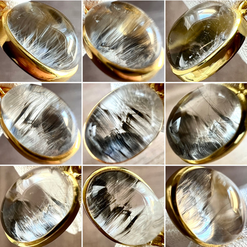 14kgf☆希少☆宝石質プラチナルチルクォーツAAA☆12.8×9.5mm☆枠 14kgf☆希少☆宝石質プラチナルチルクォーツAAA☆12.8×9.5mm☆枠