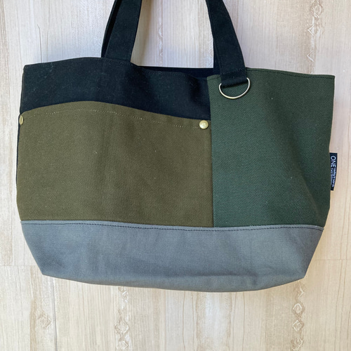 PACKING / CANVAS TOTE BAG OLIVE (パッキング キャンバス