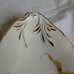 ラヴィエ皿 手描きのお花 フランスブロカント b 7枚目の画像