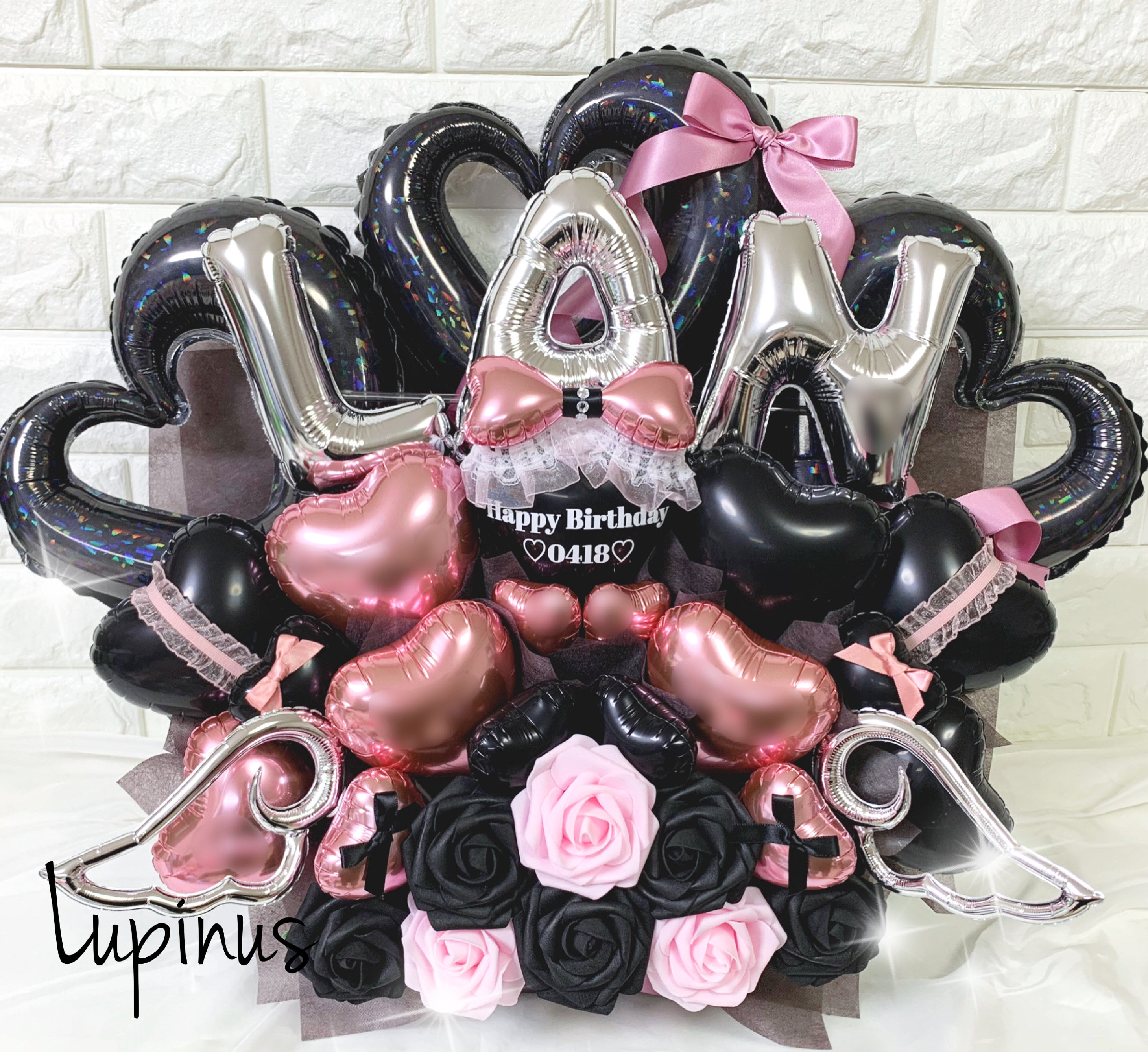 【推し活】バルーンアレンジ 3文字 生誕祭 誕生祭 推し活 卒業式 成人式