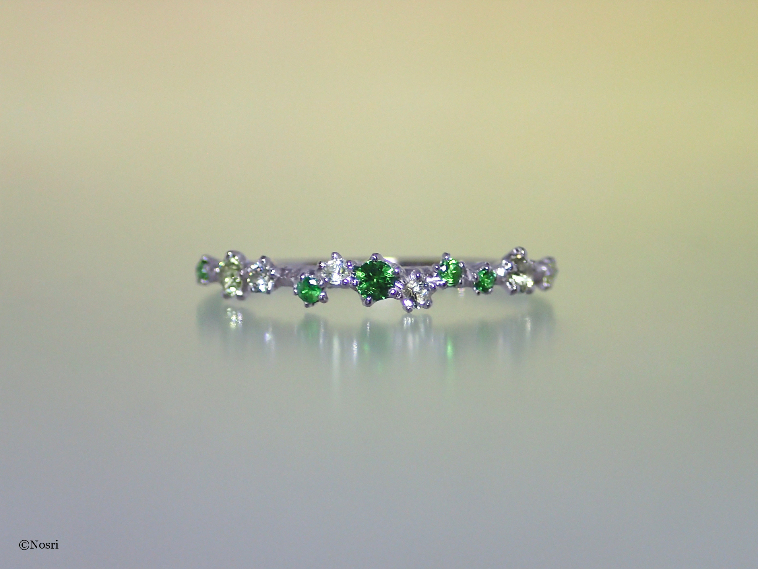 星屑の指輪 グリーンアソート（エトワール リング）creema限定