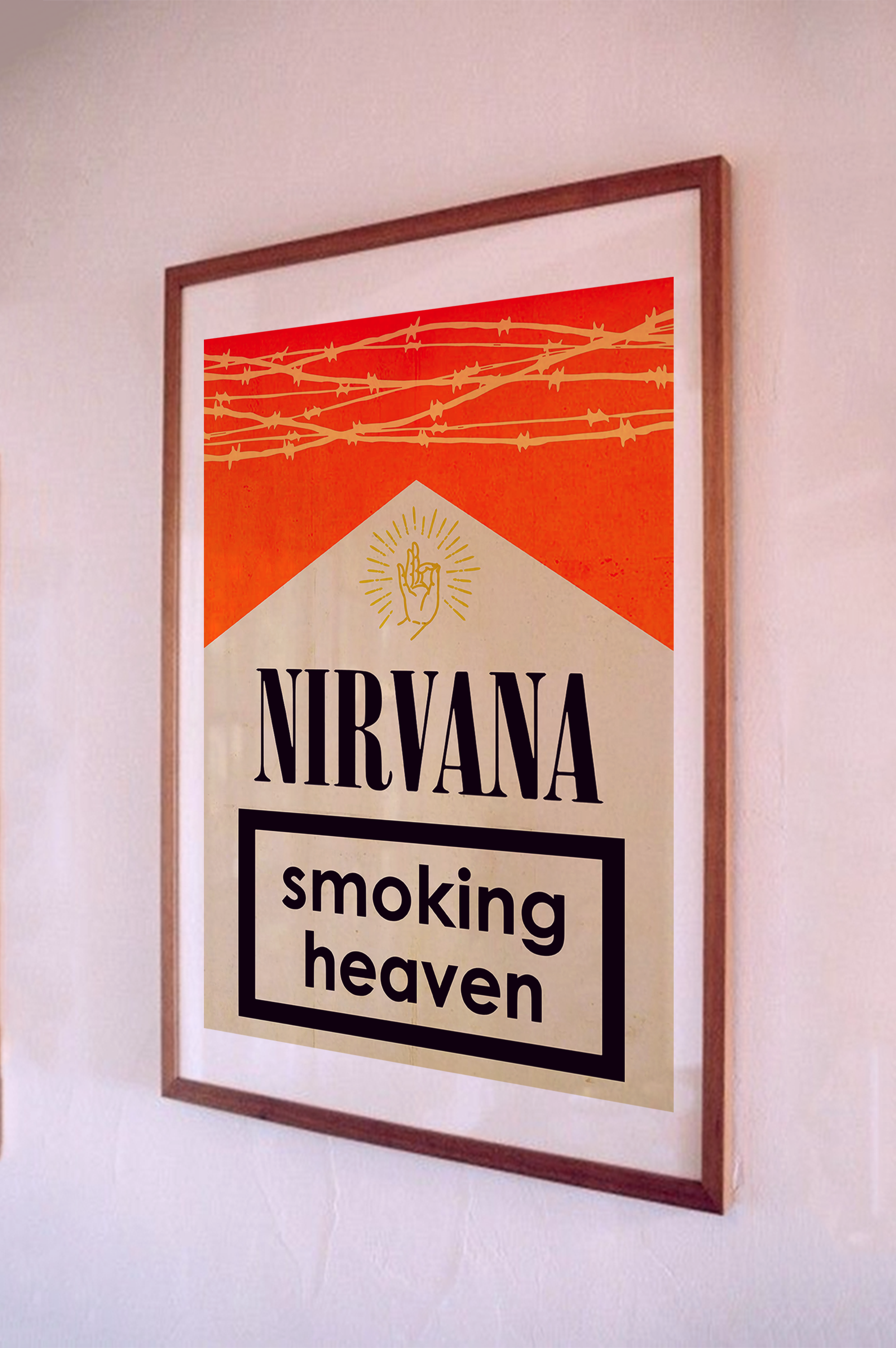 NIRVANA シルクスクリーンポスター Yahoo!オークション - 1993年製 COOP / NIRVANA シルク