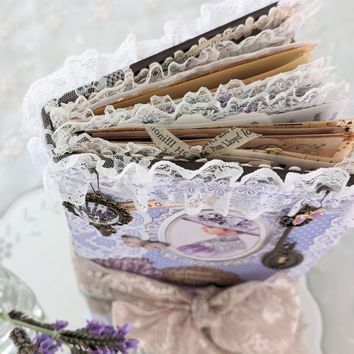 スィートラベンダーの大型journal＊Lavender Dream＊