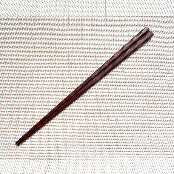 ムラサキタガヤサン　箸　手作り　29 1枚目の画像