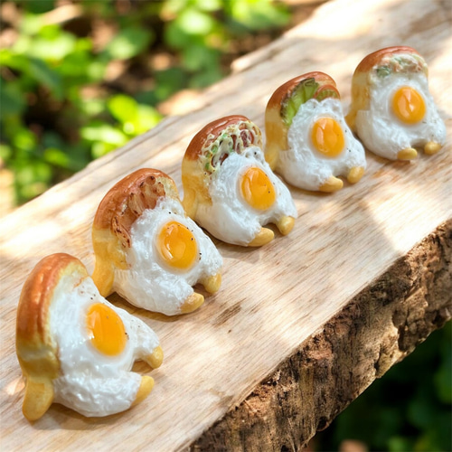 エグパンピザ》 Egg pan♡chu フィギュア 置き物 フェイクフード 食品