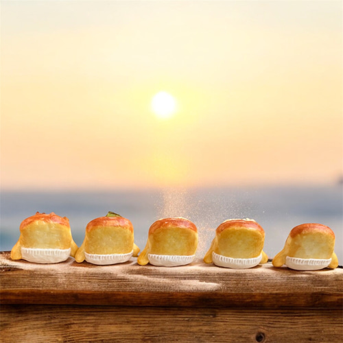 エグパンピザ》 Egg pan♡chu フィギュア 置き物 フェイクフード 食品