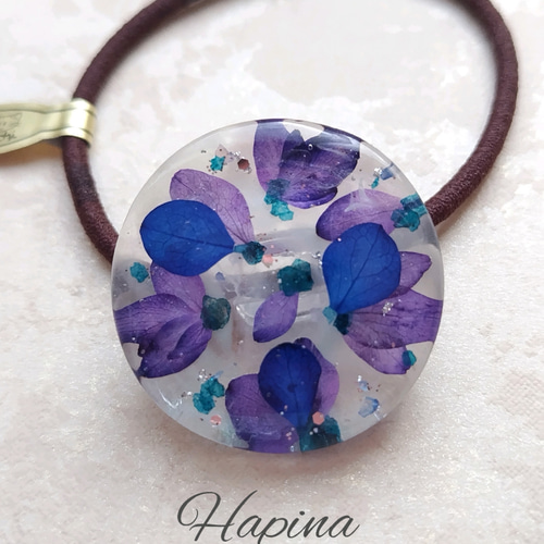 オレンジ系 カエルの王様ラウンドレジンヘアゴム