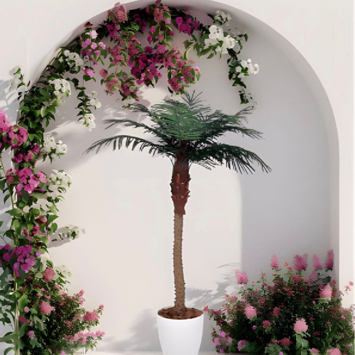 光触媒　人工観葉植物　ウォールグリーン　フェイクグリーン　フェニックス1.8m 光触媒 人工観葉植物 ウォールグリーン フェイクグリーン フェニクス