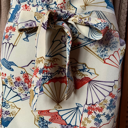 カフェエプロン 吉祥文様 着物リメイク エプロン ちゃこ 通販 17597853