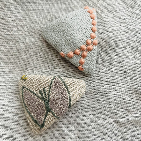 スカイフラワー ☆ ミナペルホネン ヘアピン♪ パッチンピン スカイフラワー ☆ ミナペルホネン ヘアピン♪ パッチンピン