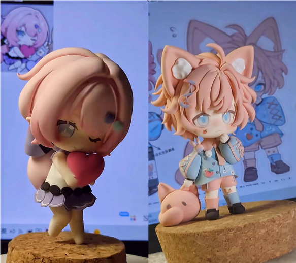 カスタムフィギュア 原型師 [かわいいバージョン]Cute edition 02 フィギュア オーダーメイド かわいいバージョン edition 通常のスケールのバージョン figyua Cute Normal proportion お客様が提供する画像が必要 このタイプのフィギュアの画像をより多く表示します kasutamu seisaku