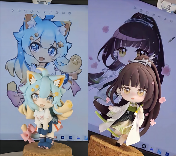 カスタムフィギュア 原型師 [かわいいバージョン]Cute edition 02 フィギュア オーダーメイド かわいいバージョン edition 通常のスケールのバージョン figyua Cute Normal proportion お客様が提供する画像が必要 このタイプのフィギュアの画像をより多く表示します kasutamu seisaku