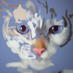 ペットの似顔絵ペンタブで描くデジタル絵画 6枚目の画像