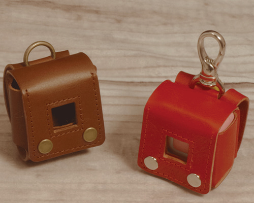 みてねみまもりGPS トーク 対応 本革ケース イタリアンレザー 名入れ可