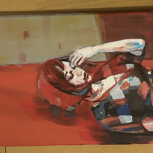 女の人の絵 絵画 ジェリー画伯 通販｜Creema(クリーマ) 17598649