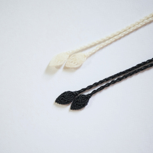 首紐【ネックレス用】全16色 飾り編みタイプ ネックレス・ペンダント