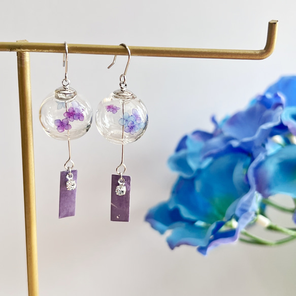 金魚の風鈴ピアス／イヤリング ピアス（フック・チェーン