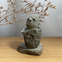 お地蔵様『雛菊』石の彫刻 6枚目の画像