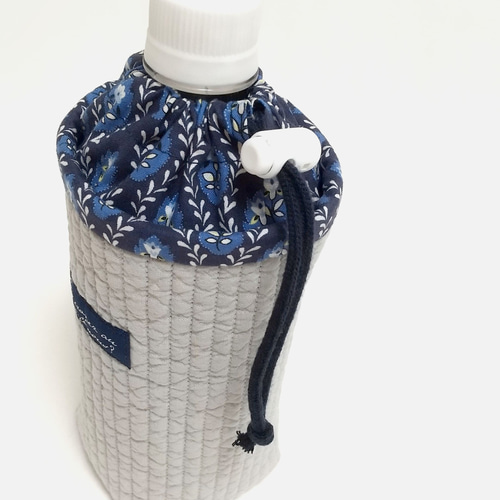 ハンドメイド　巾着袋　ペットボトルカバー cfdc33fcf6d0e3e4762228e351e646