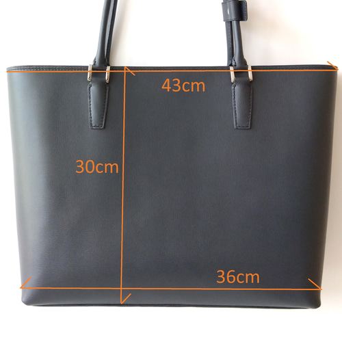 本革ファスナートートバッグ アッシュグレー トートバッグ Aiboh