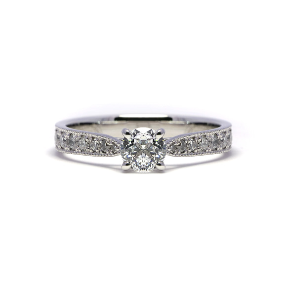婚約指輪 エンゲージリング セットリング ダイヤモンド モアサナイト モアッサナイト 上品 プロポーズリング 7枚目の画像