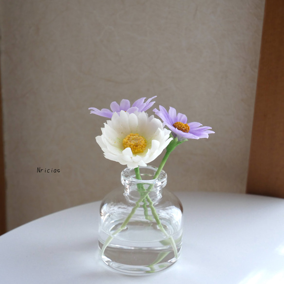 小花を飾りたい♪✿クレイフラワー デイジー　マジカルウォーター NO.MWT8-H7A 6枚目の画像