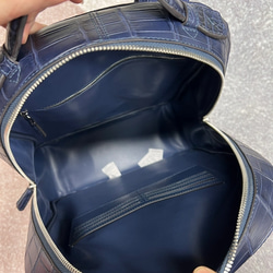 ワニ革 鞄 リュックサック バックパック デイパック メンズバッグ 旅行バッグ クロコダイルレザー 大容量 男女兼用 9枚目の画像