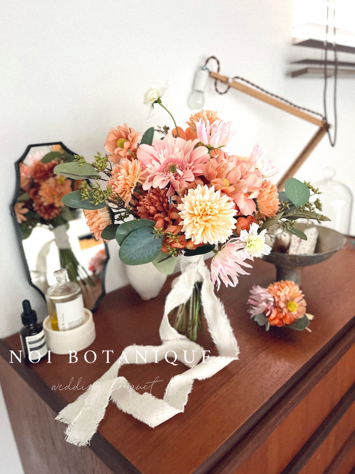 ［wedding］ウェディングブーケ オーダーメイドブーケ ドライフラワーブーケ 造花ブーケ 結婚式 前撮りブーケ