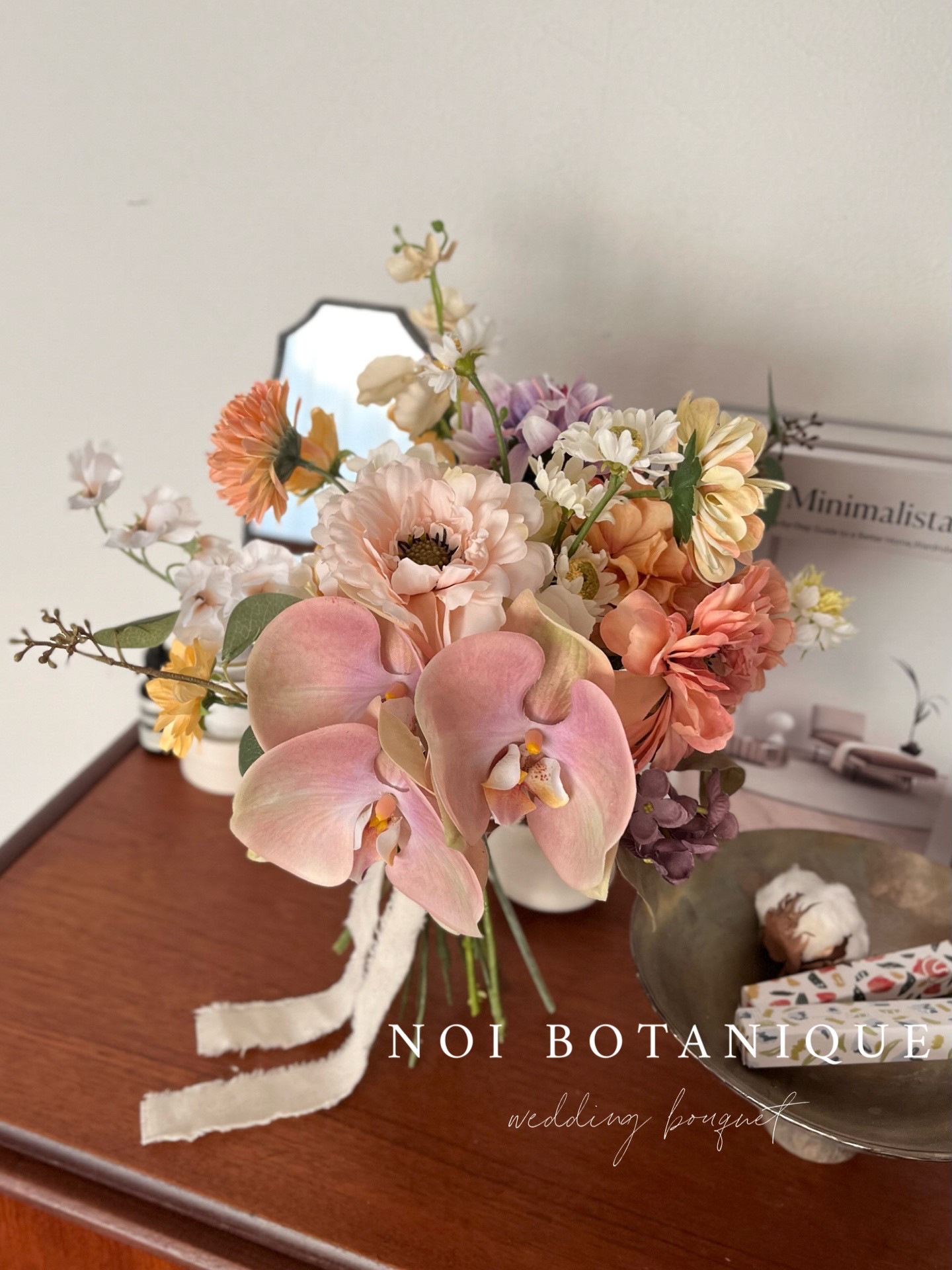 ［wedding］ウェディングブーケ オーダーメイドブーケ ドライフラワーブーケ 造花ブーケ 結婚式 前撮りブーケ