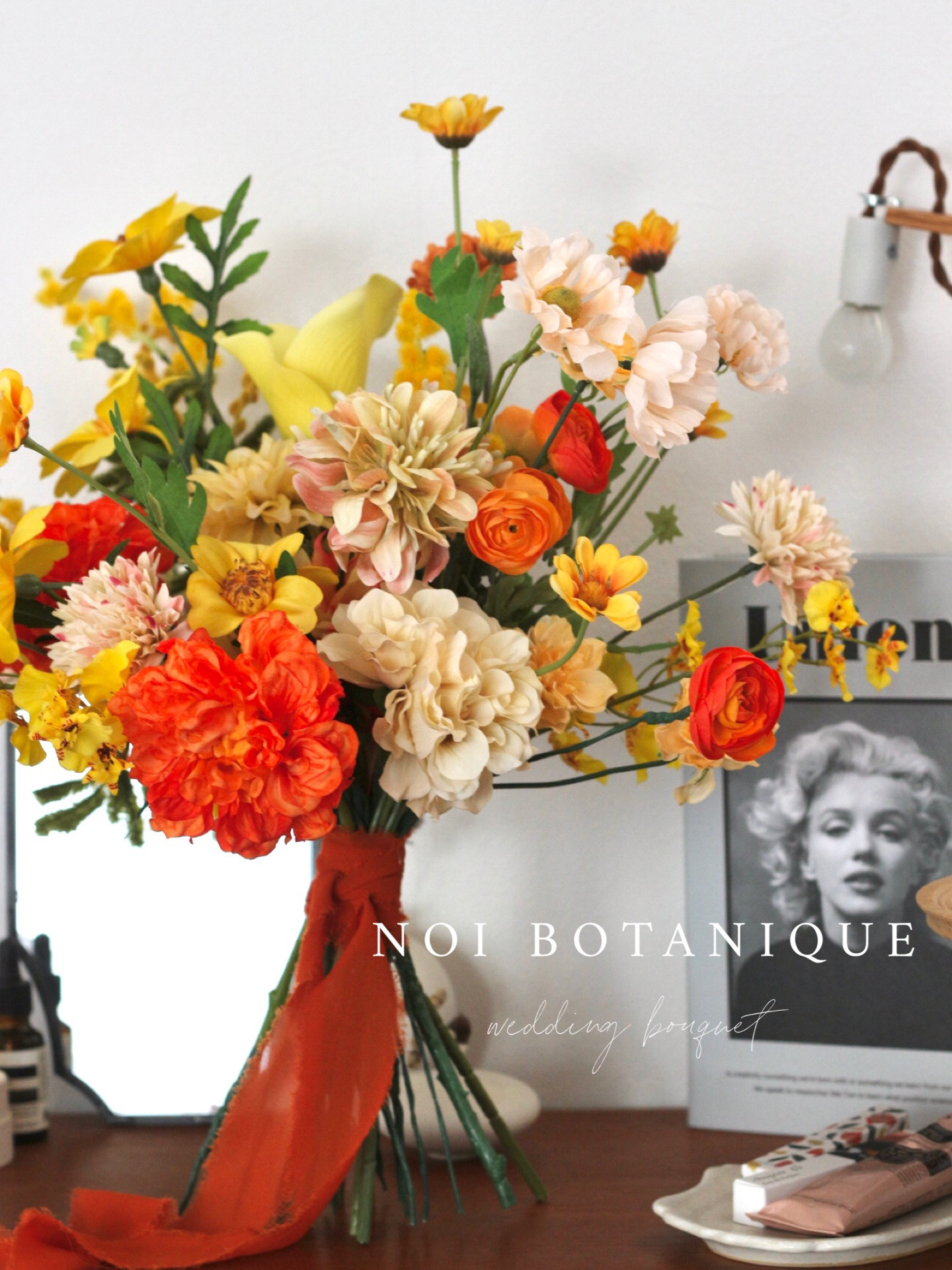 ［wedding］ウェディングブーケ オーダーメイドブーケ ドライフラワーブーケ 造花ブーケ 結婚式 前撮りブーケ