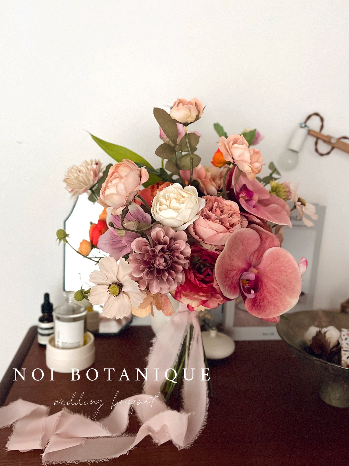 ［wedding］ウェディングブーケ オーダーメイドブーケ ドライフラワーブーケ 造花ブーケ 結婚式 前撮りブーケ