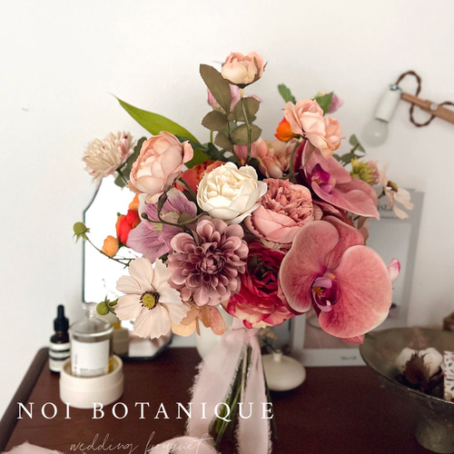 wedding］ウェディングブーケ オーダーメイドブーケ ドライフラワー 