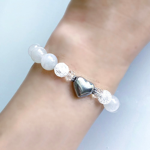 女性のためのお守り/ムーンストーン/パワーストーンブレスレット ムーンストーン】 6月の誕生石 ムーンストーン ストラップお守り