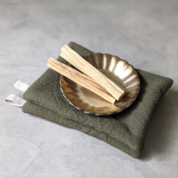 【鍋つかみ・ポットマット／抹茶】　おうち時間・おうちカフェに　 4枚目の画像