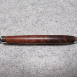 タスマニアンタイガーマートル　縮み杢　椿油仕上げ　木軸ボールペン(シャープペンシル)　希少材 3枚目の画像