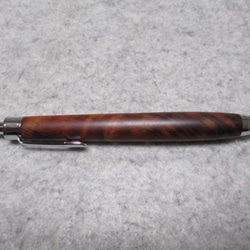 タスマニアンタイガーマートル　縮み杢　椿油仕上げ　木軸ボールペン(シャープペンシル)　希少材 2枚目の画像