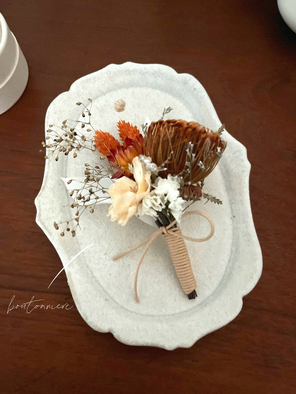 ［wedding］ウェディングブーケ オーダーメイドブーケ ドライフラワーブーケ 造花ブーケ 結婚式 前撮りブーケ 18枚目の画像