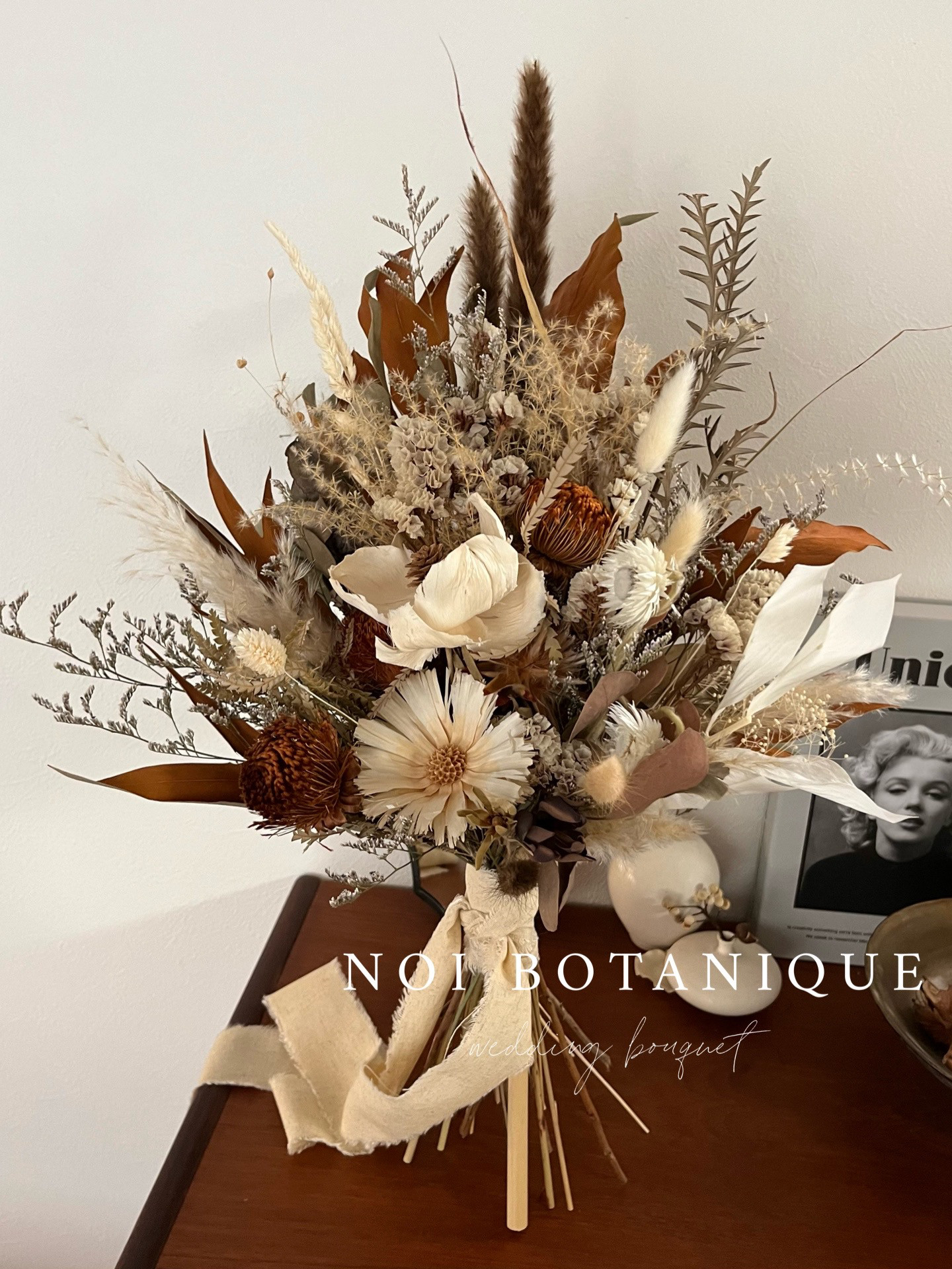 ［wedding］ウェディングブーケ オーダーメイドブーケ ドライフラワーブーケ 造花ブーケ 結婚式 前撮りブーケ