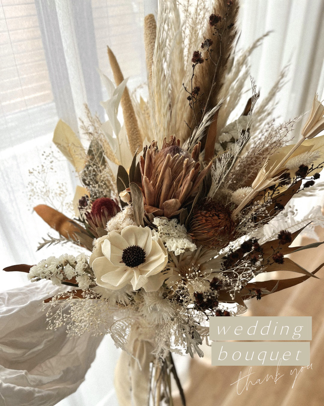 ［wedding］ウェディングブーケ オーダーメイドブーケ ドライフラワーブーケ 造花ブーケ 結婚式 前撮りブーケ