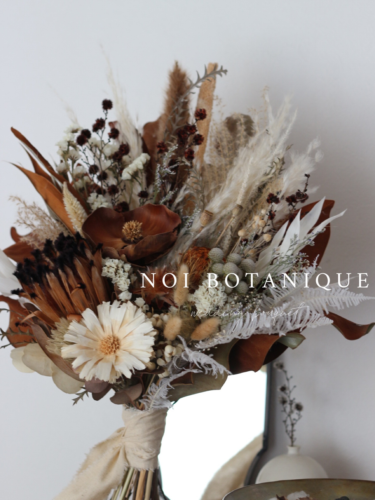 ［wedding］ウェディングブーケ オーダーメイドブーケ ドライフラワーブーケ 造花ブーケ 結婚式 前撮りブーケ