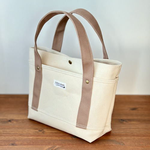 8号帆布トートバッグ(M)ライトシナモン　ちー★ 8号帆布トートバッグ(M)ライトシナモン ちー☆ 8号帆布トートバッグ(