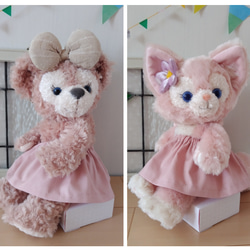 sale！【ポーチ】ダッフィー*シェリーメイコスチューム☆チェックの