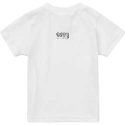 【BABY est.】ベビー • あかちゃんのTシャツ　ホワイト　qasr el asulオリジナル 4枚目の画像