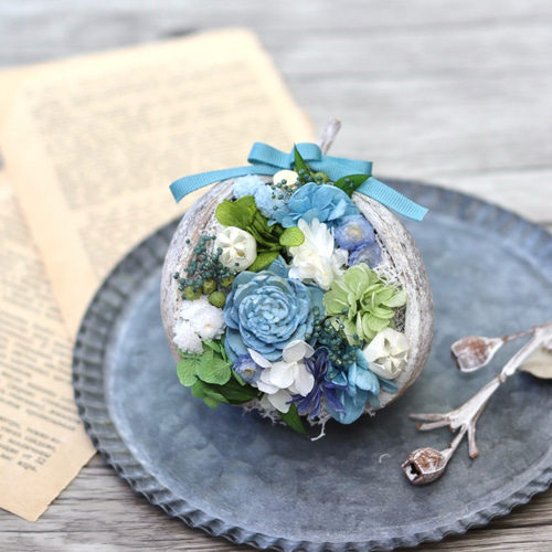 母の日☆ブッダナッツアレンジ☆幸せを呼ぶ木の実 ドライフラワー