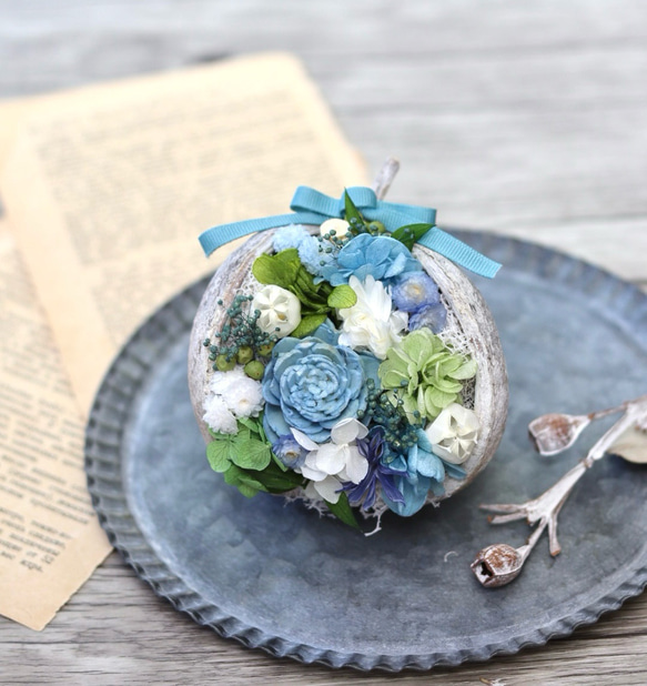 母の日☆ブッダナッツアレンジ☆幸せを呼ぶ木の実 ドライフラワー